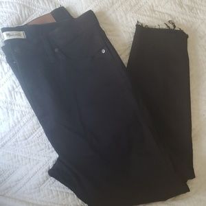 Madewell size 33 black high-rise denim